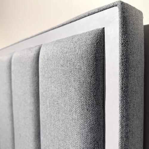 Modèle Palmyr d’Atlas Matelas en tissu matelassé gris – style sobre et moderne