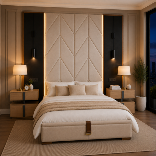 Lit Versailles avec accessoires