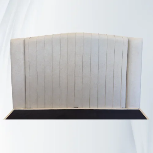 Tête de lit Mansourah en tissu capitonné, design moderne et confortable – Atlas Matelas Algérie