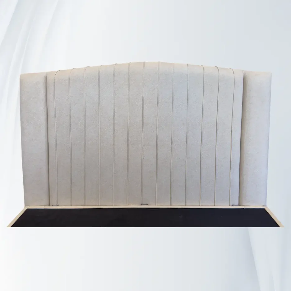 Tête de lit Mansourah en tissu capitonné, design moderne et confortable – Atlas Matelas Algérie