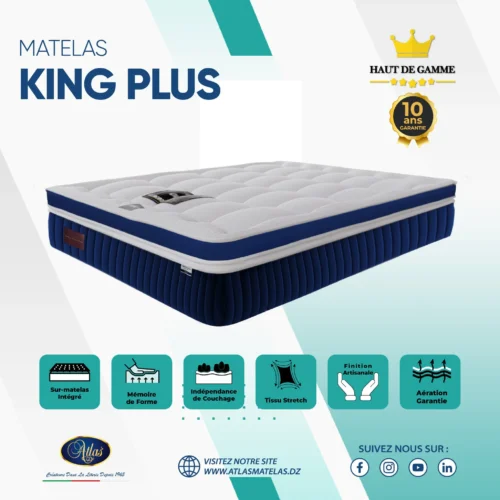 King Plus - Atlas Matelas Algérie