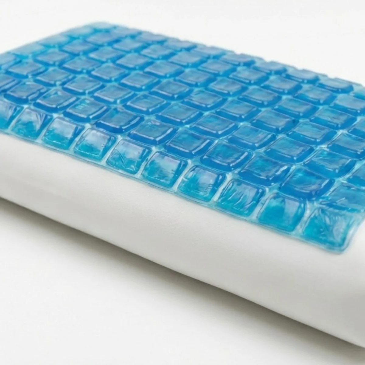 Gros plan sur la technologie de gel 3D rafraîchissant pour dissipation de chaleur.